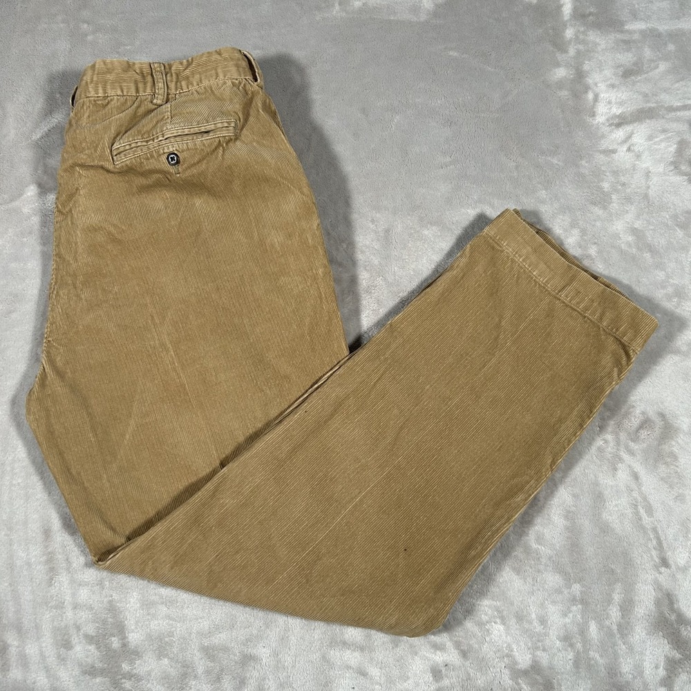 VTG Polo Ralph Lauren Prospect Pant Men 38x32 Brown Corduroy Preppy Golf Classic